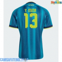 Camisa de time de futebol Colômbia Yerry Mina #13 Replicas 2º Equipamento Mundo 2026 Manga Curta